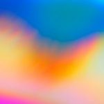 Color Psychology - a blurry image of a rainbow colored background