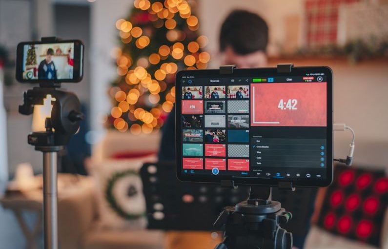 Live Streaming - black smartphone taking photo of yellow round fruits