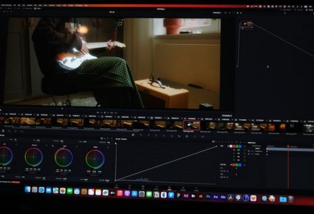 Testimonials Video - a computer screen showing a man sitting in a chair