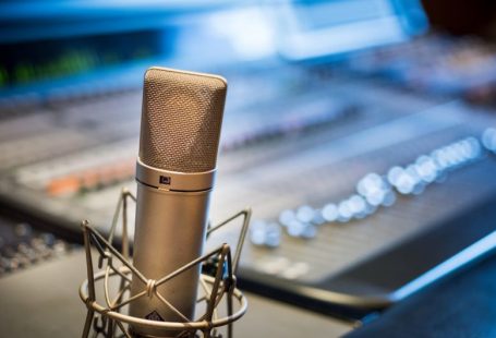 Microphone Search - silver microphone near audio mixer