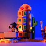 Interactive Game - a couple of legos that are on a table