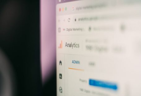 SEO Myths - a close up of a computer screen with a blurry background