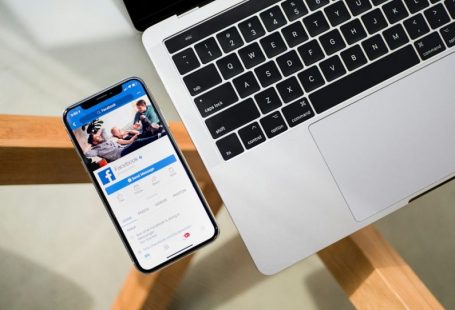 Social Media Ads - iPhone X beside MacBook
