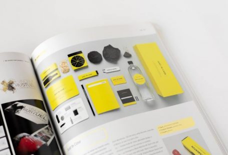 Brand Identity - yellow and white labeled can