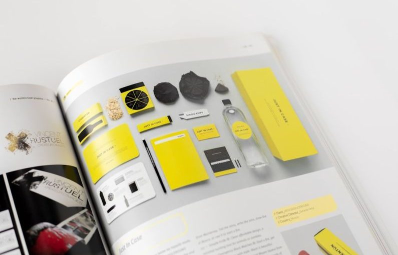 Brand Identity - yellow and white labeled can